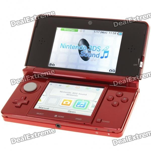 Nintendo 3DS portátil Game Vermelha